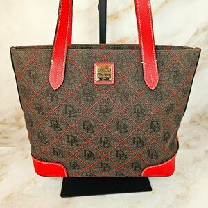 Dooney and Bourke Purse, Brown and Red
